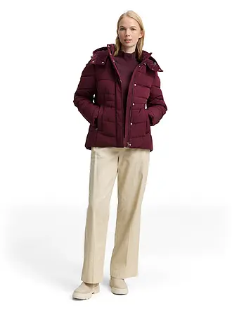 TOM TAILOR | Steppjacke | dunkelrot